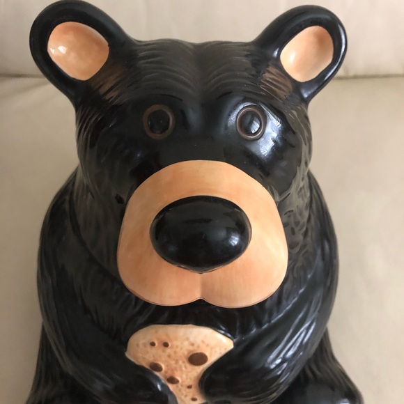 BEARFOOTS  CERAMIC  COOKIE JAR - Picture 3 of 14